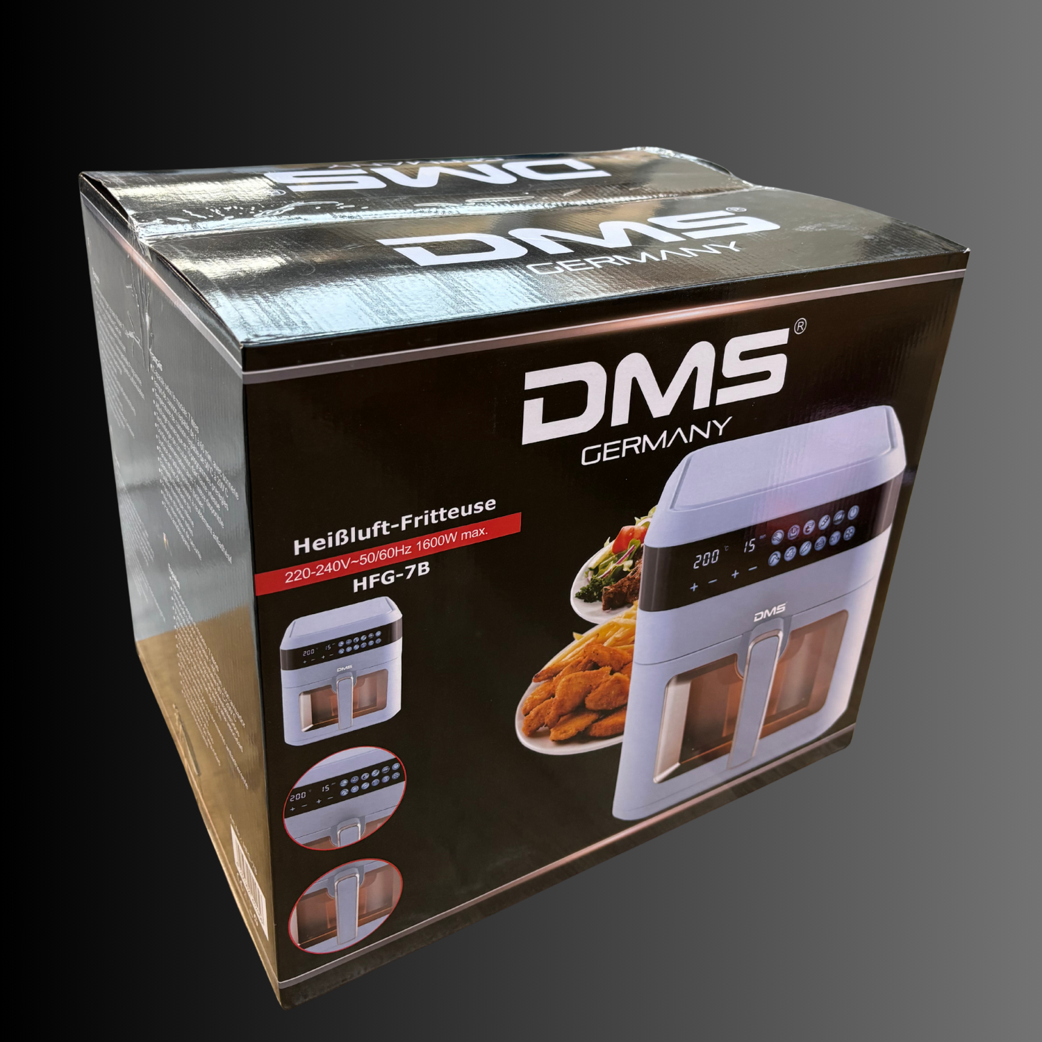 DMS Heißluft Fritteuse HFG-7B - 7 Liter