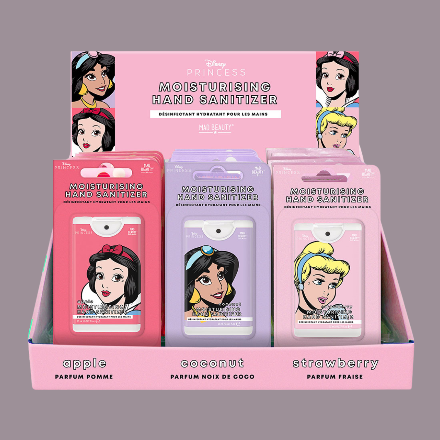 Disney Händedesinfektonspray Schneewittchen, Jasmine, Cinderella