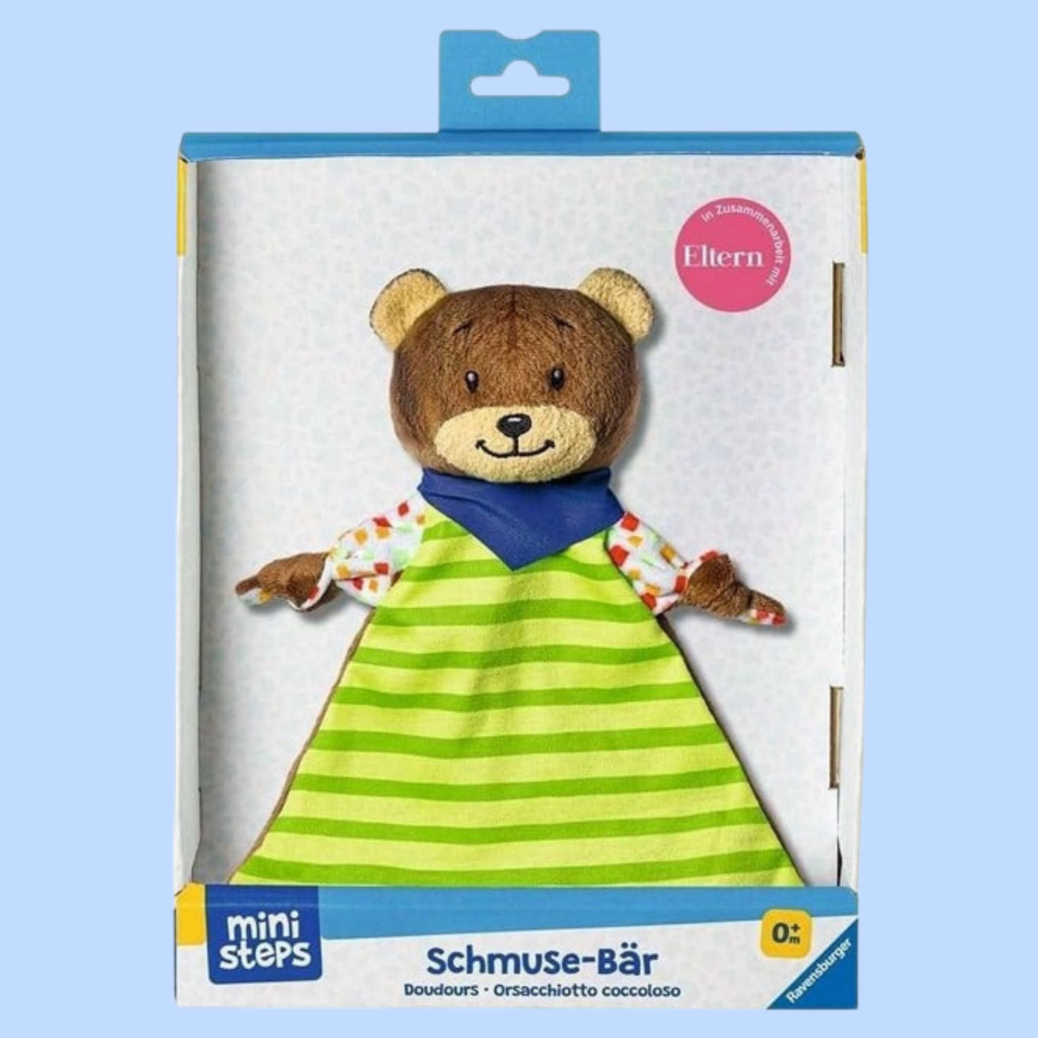 Ravensburger Ministeps Plüsch Kuscheltuchbär Baby 20,5X26CM