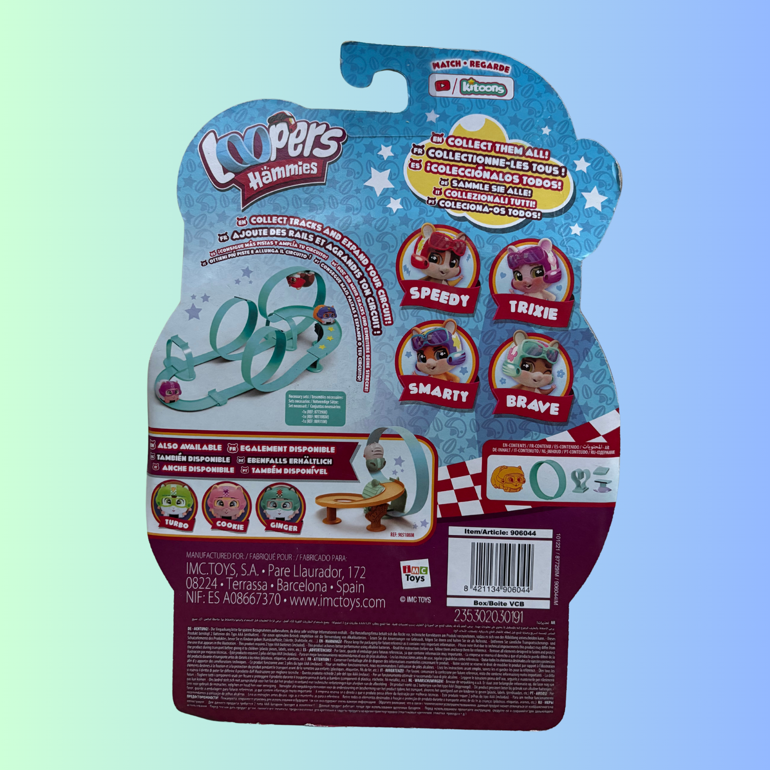 LOOPERS IMC Toys Hammies Smarty, interaktives Sammelfahrzeug Hamster mit Schaltung