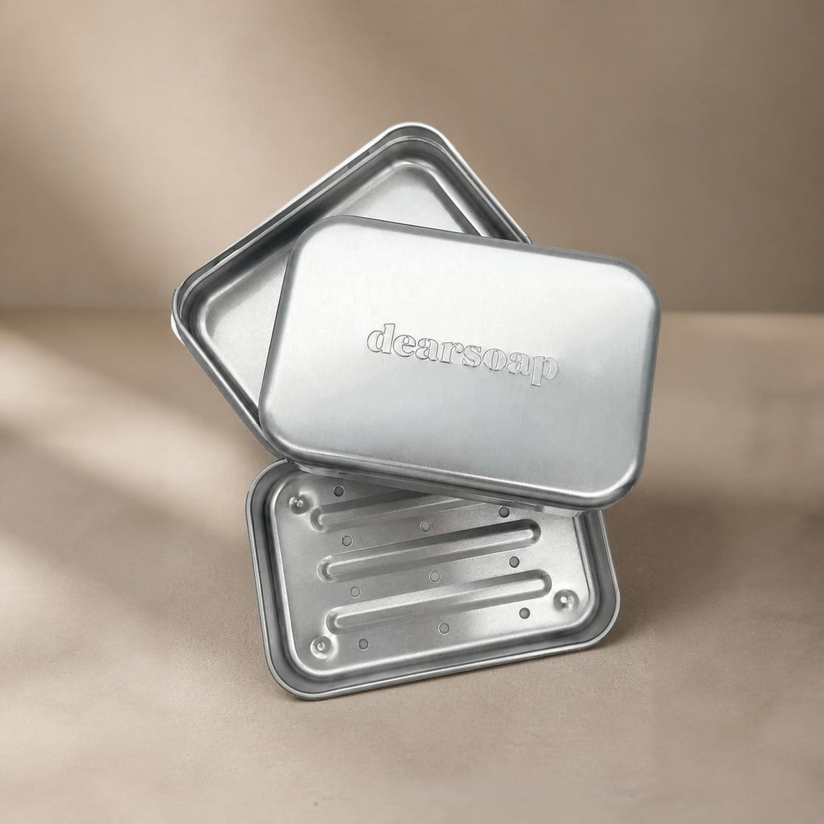 DEARSOAP Seifendose Reise aus Aluminium