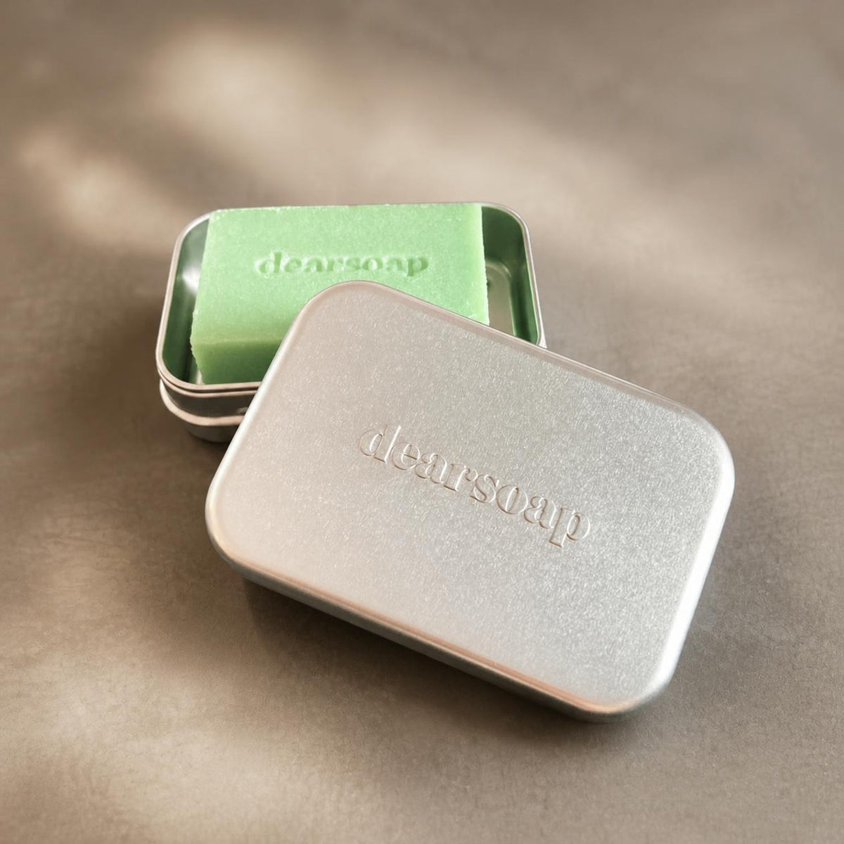 DEARSOAP Seifendose Reise aus Aluminium