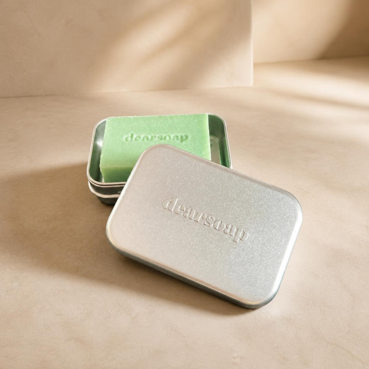 DEARSOAP Seifendose Reise aus Aluminium