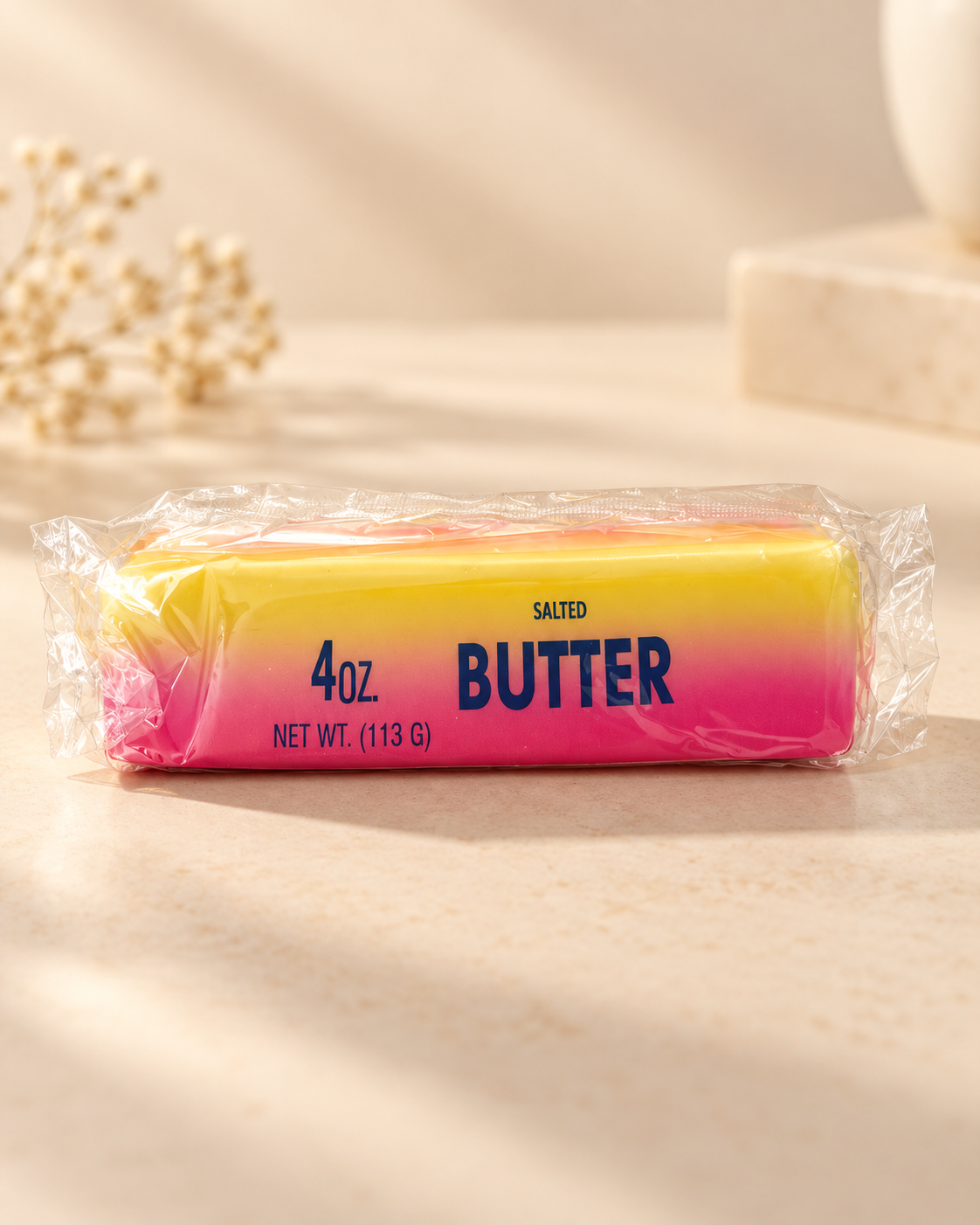 SQUISHY BUNT 4oz.Quetschbares Elastisches Butter-Stick Fidget-Spielzeug