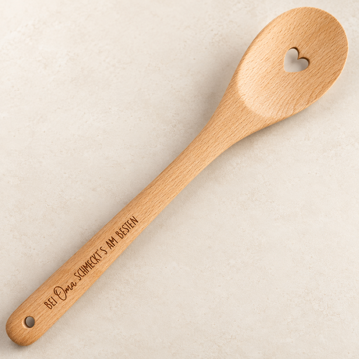Holz-Kochlöffel „Bei Oma schmeckt’s am besten“  ca. 30 cm