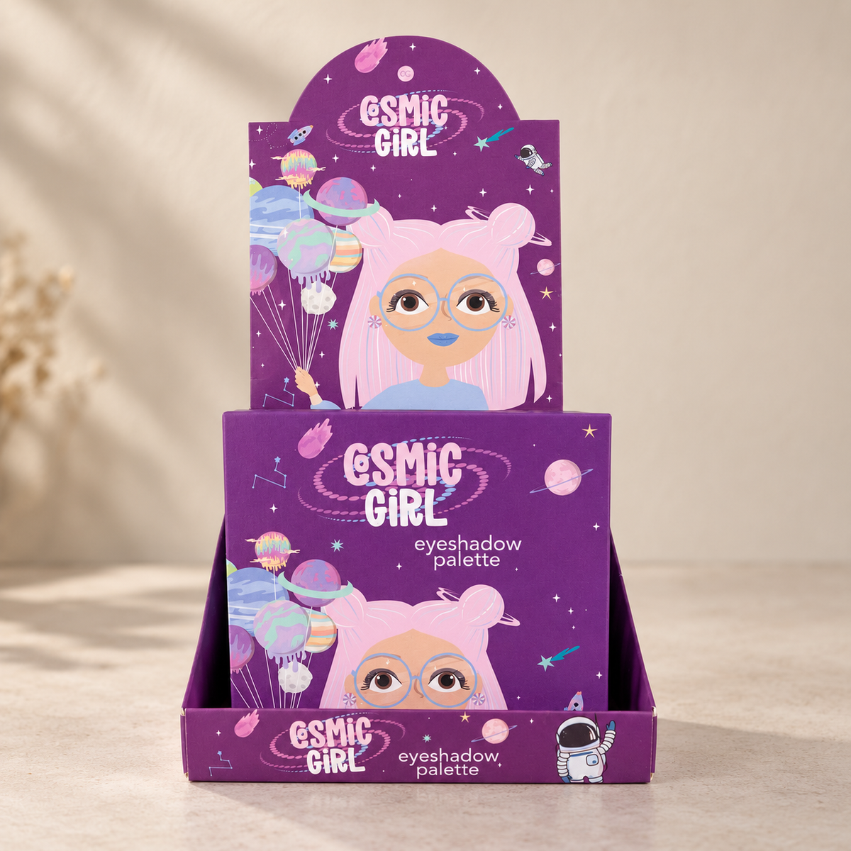 Cosmic Girl Eyeshadow Palette 9 Lidschattenfarben im Space-Design
