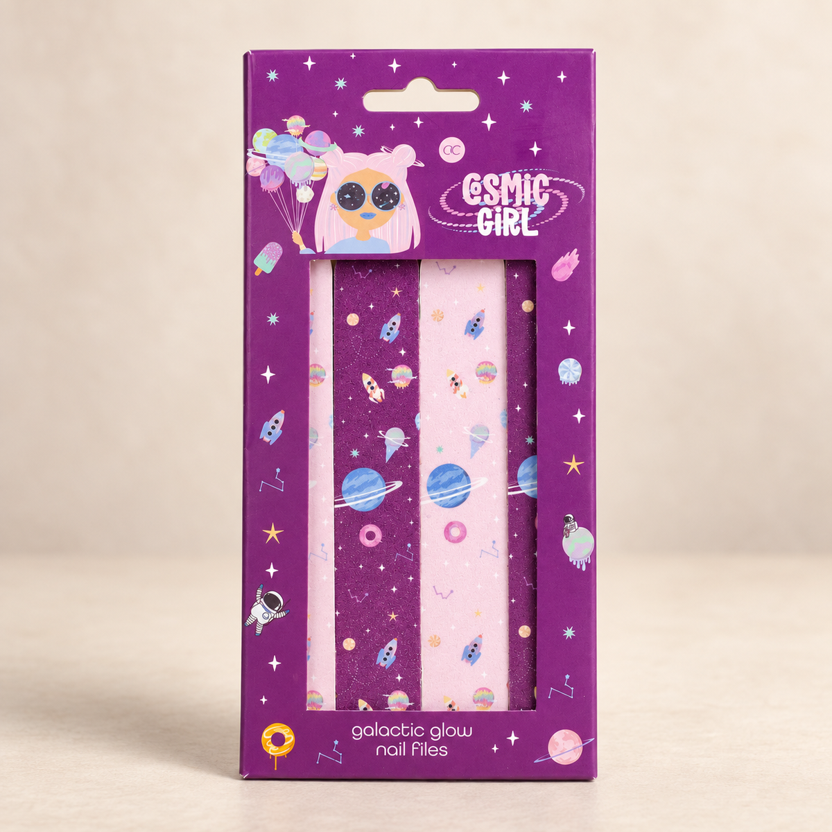 Cosmic Girl Nagelfeilen-Set Galactic Glow im Space-Design