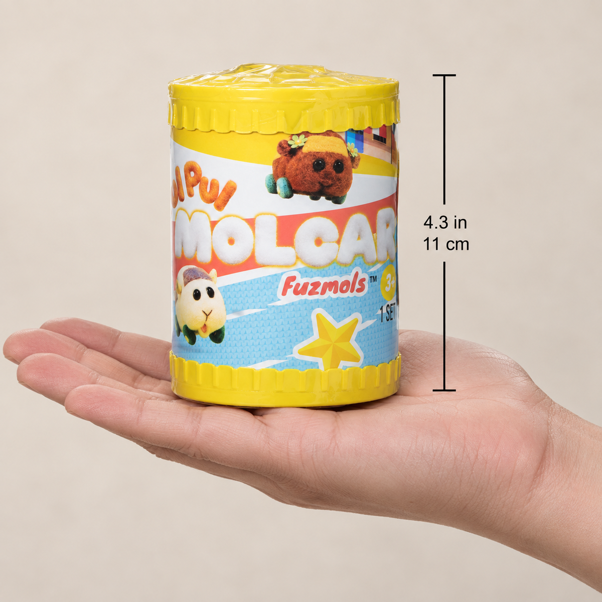 PUI PUI MOLCAR Fuzmols  1 Überraschungsfigur / Sammelfigur