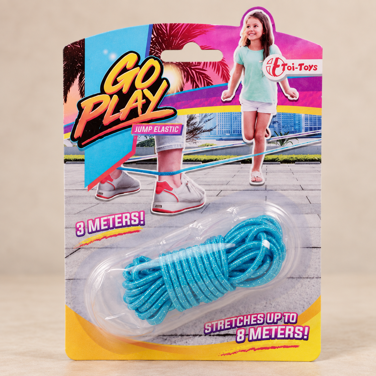 Go Play Jump Elastic – Gummitwist 3 m, dehnbar bis 8 m