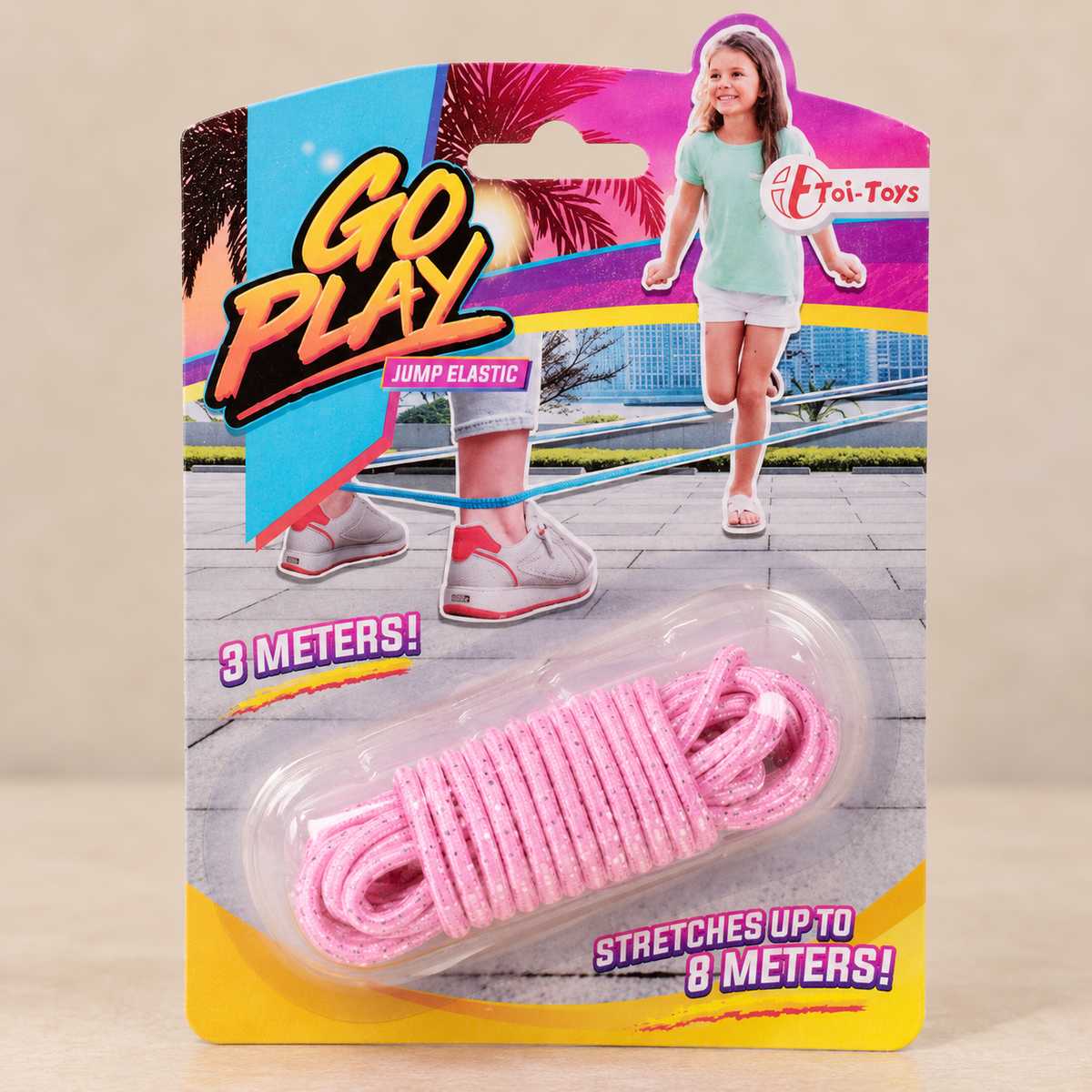 Go Play Jump Elastic – Gummitwist 3 m, dehnbar bis 8 m