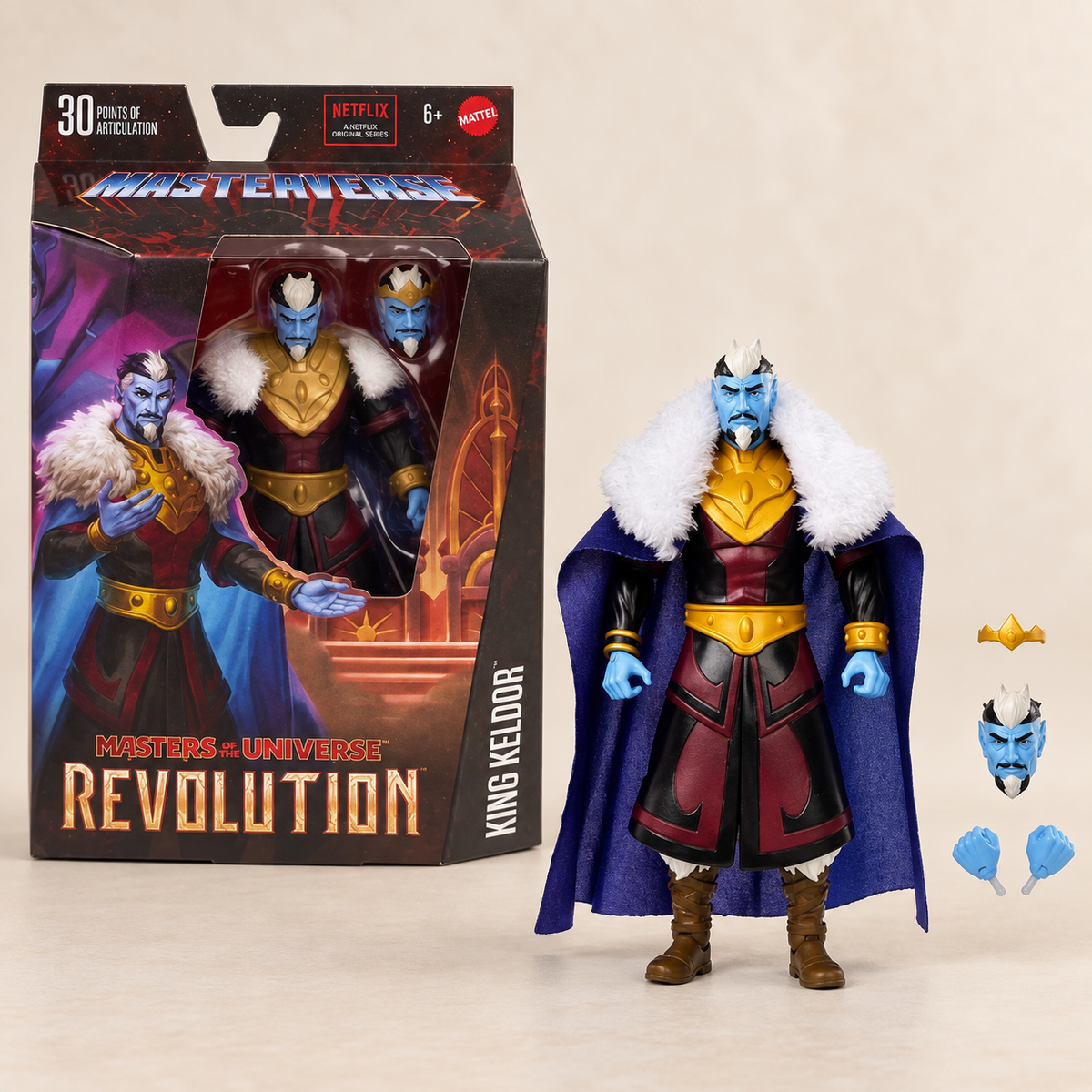 Masters of the Universe Masterverse Revolution King Keldor Actionfigur