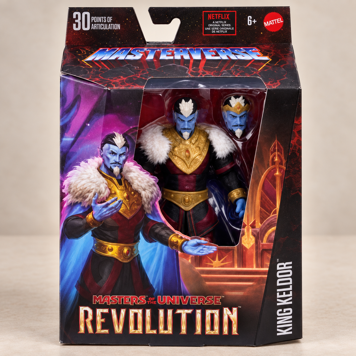 Masters of the Universe Masterverse Revolution King Keldor Actionfigur