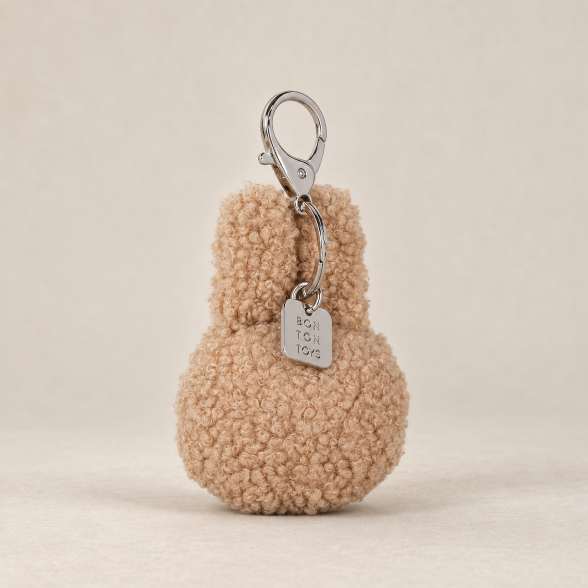 Beige Miffy Flat Keychain ECO Tiny Teddy 10 cm / 4" Bon Ton Toys