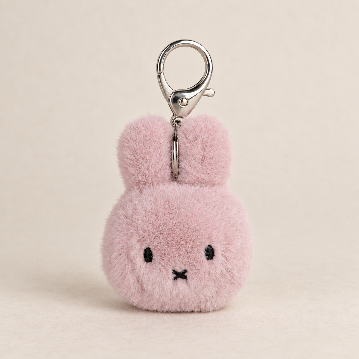 Lilac Miffy ECO Fuzzy Keychain 8 cm / 3"  Schlüsselanhänger von Bon Ton Toys