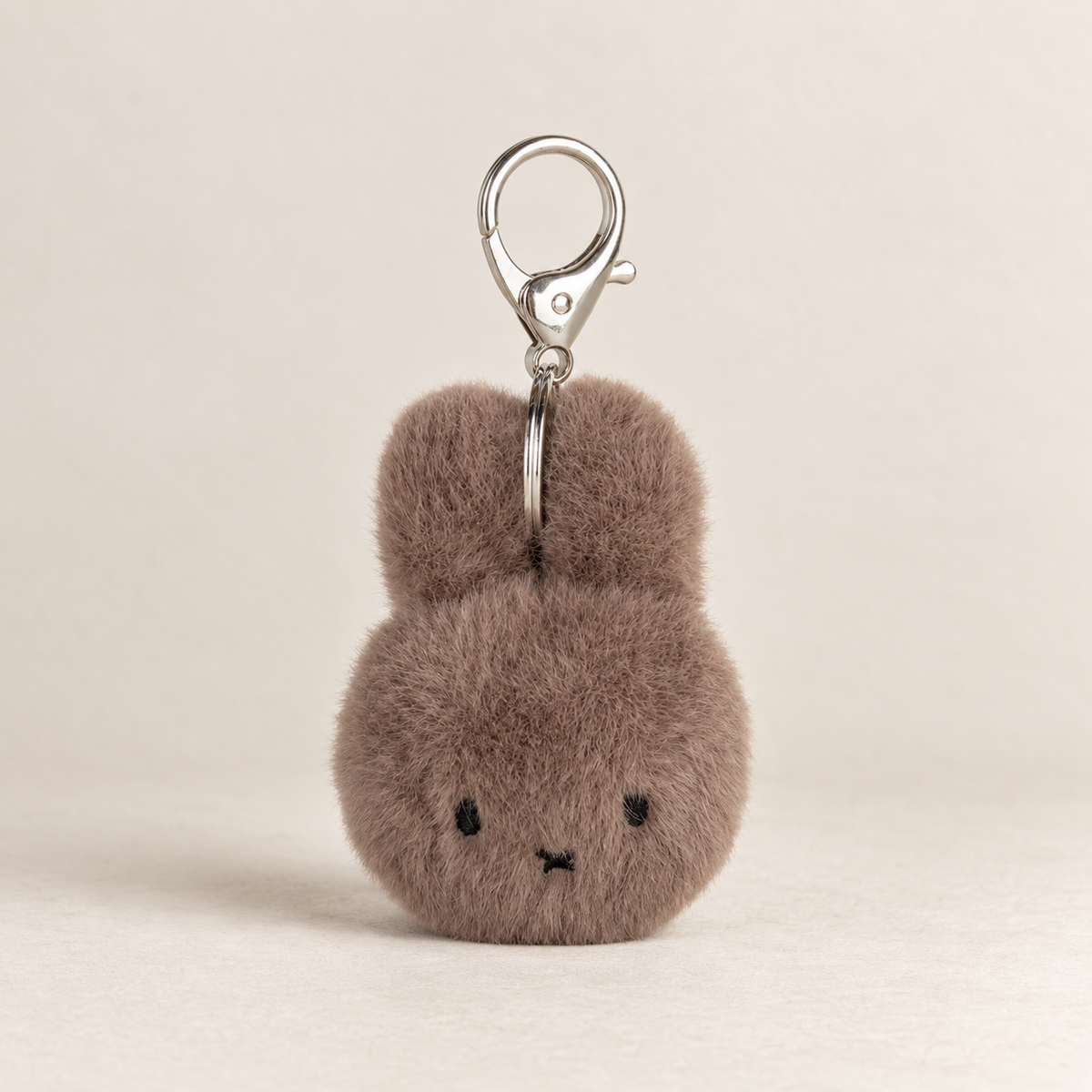 Taupe Miffy ECO Fuzzy Keychain 8 cm / 3" Schlüsselanhänger von Bon Ton Toys