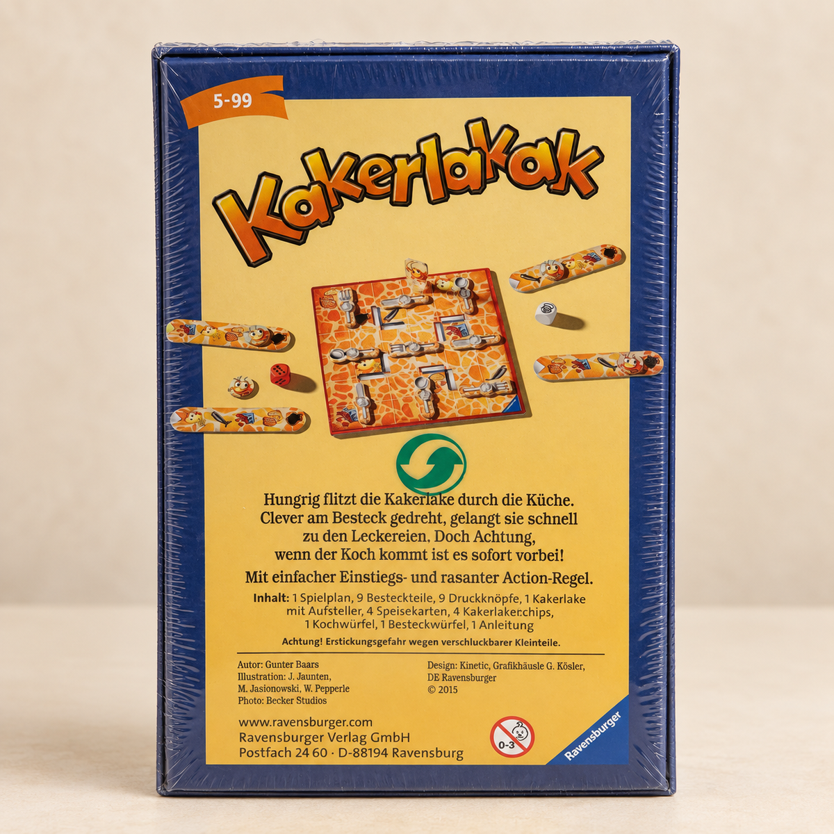 Ravensburger „Kakerlakak“  rasantes Kinderspiel ab 5 Jahren