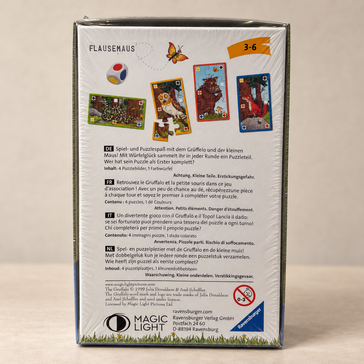 Ravensburger „Der Grüffelo – Würfelpuzzle“  ab 3 Jahren