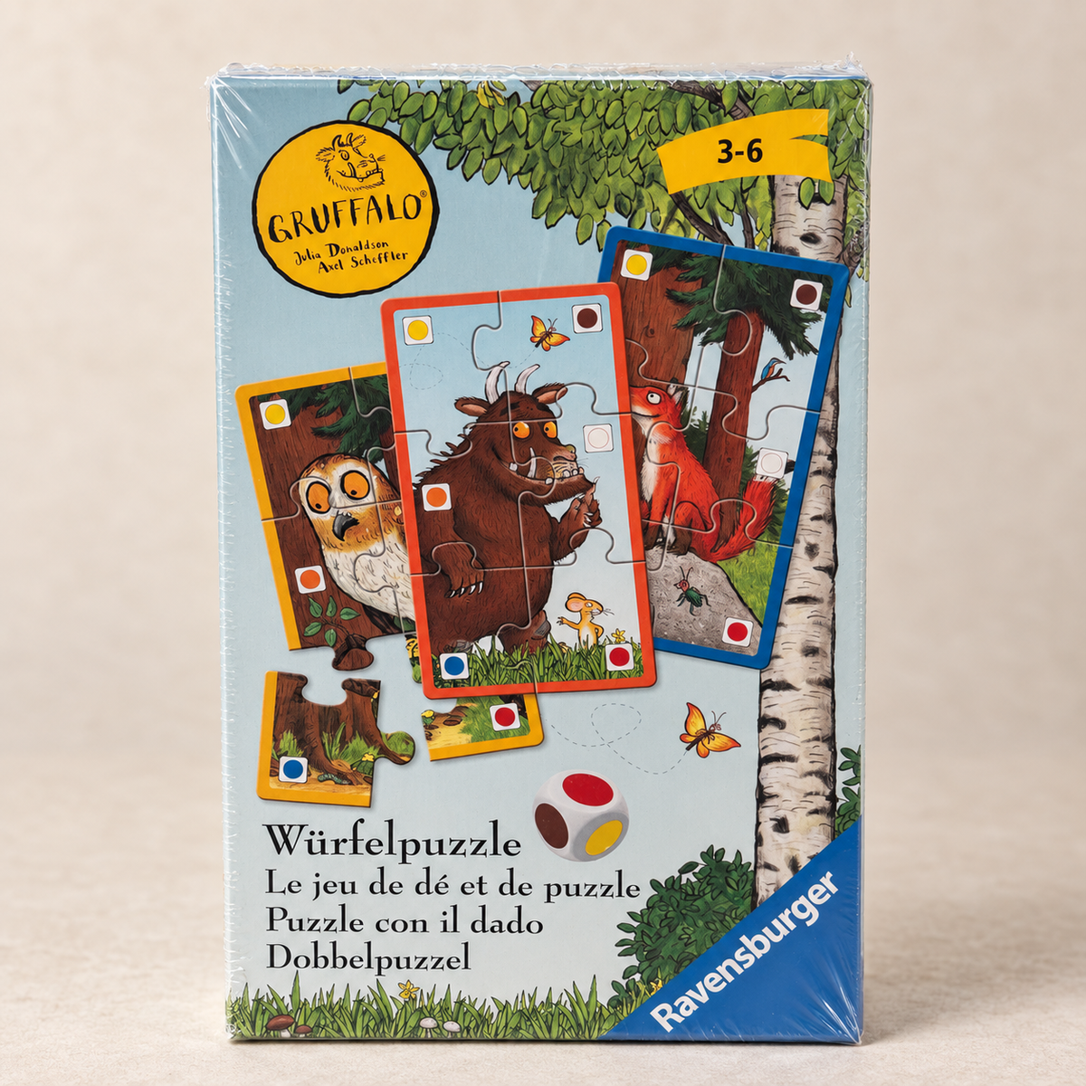 Ravensburger „Der Grüffelo – Würfelpuzzle“  ab 3 Jahren