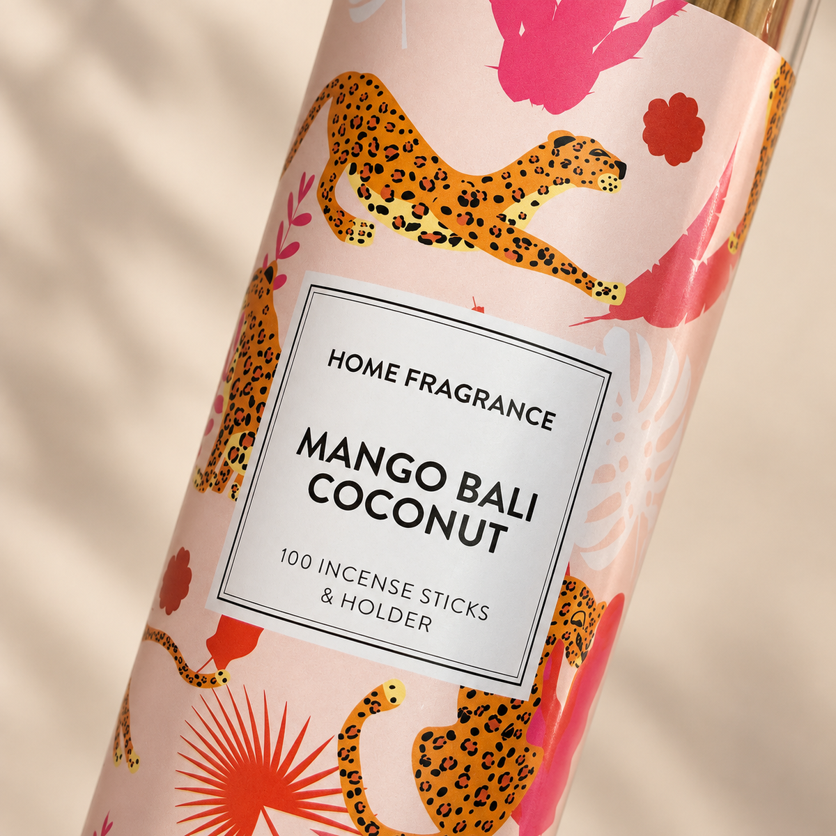 Räucherstäbchen „Mango Bali Coconut“  100 Stück inkl. Halter Leo