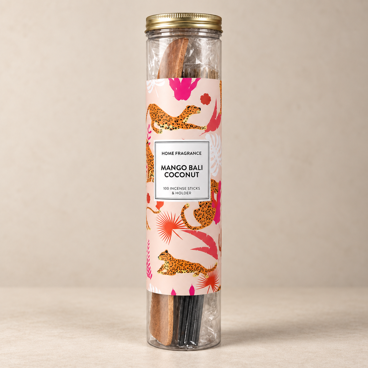 Räucherstäbchen „Mango Bali Coconut“  100 Stück inkl. Halter Leo