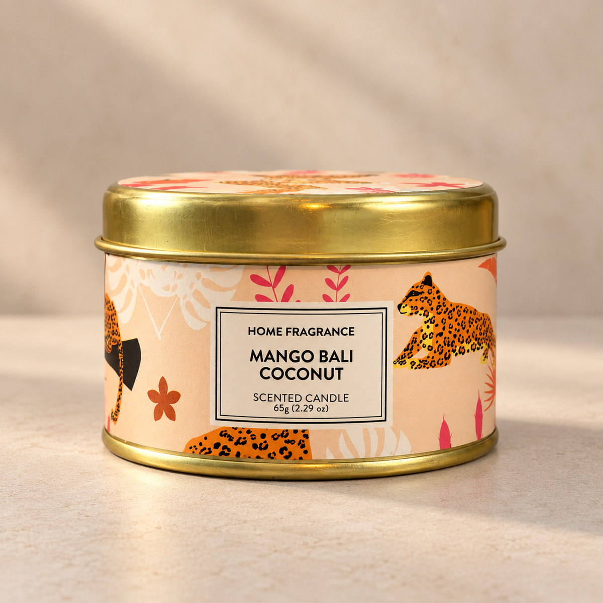 Duftkerze „Mango Bali Coconut“  65 g in dekorativer Dose