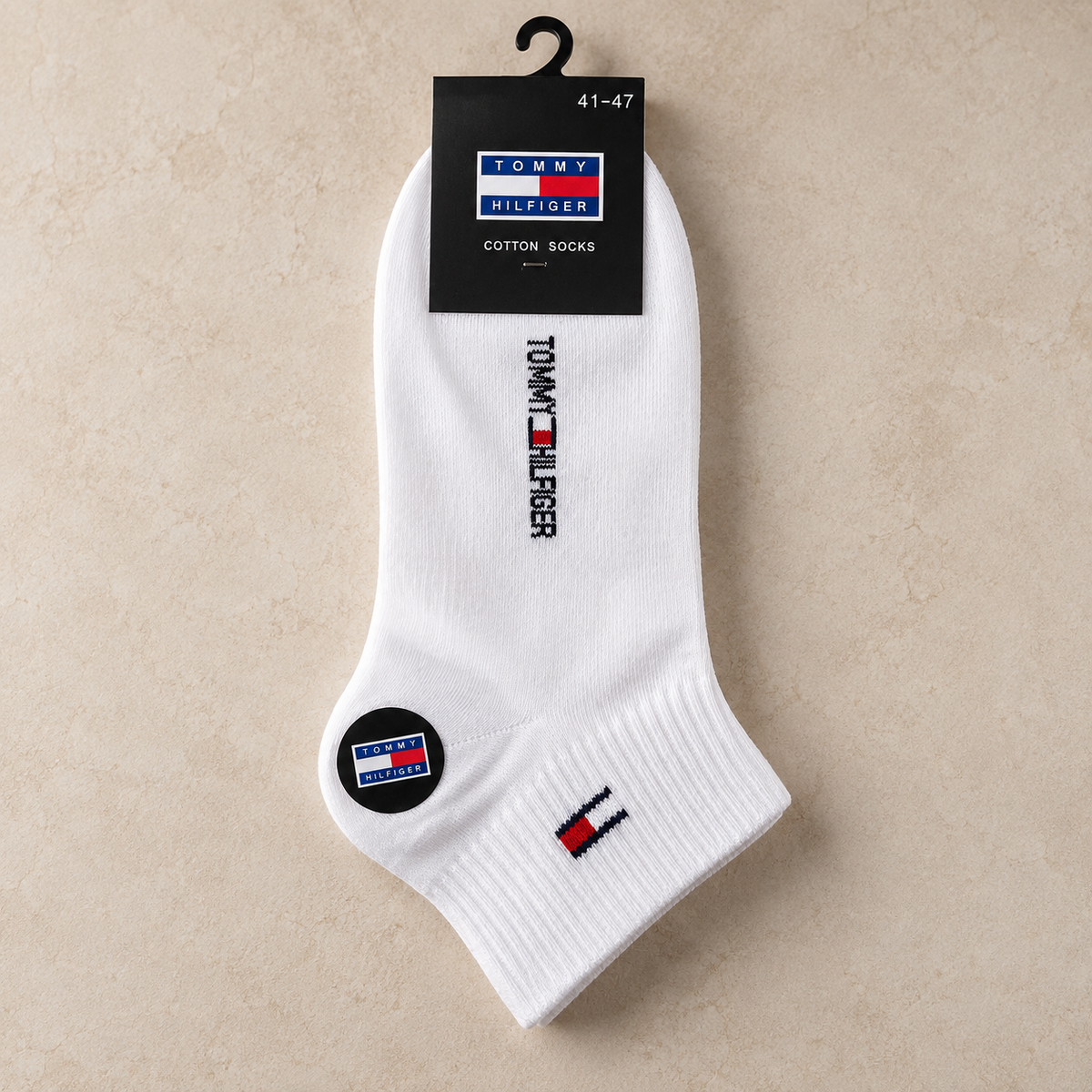 Tommy Hilfiger Kurzsocken  Socken Weiß | Größe 41–47