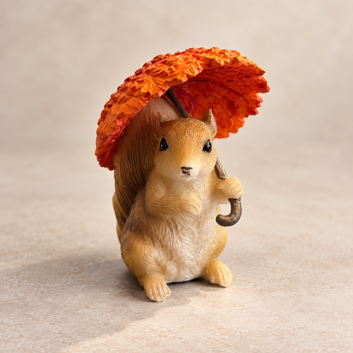 LED-Geschenkset „Eichhörnchen Alfie“  herbstliche Dekofigur mit Schirm