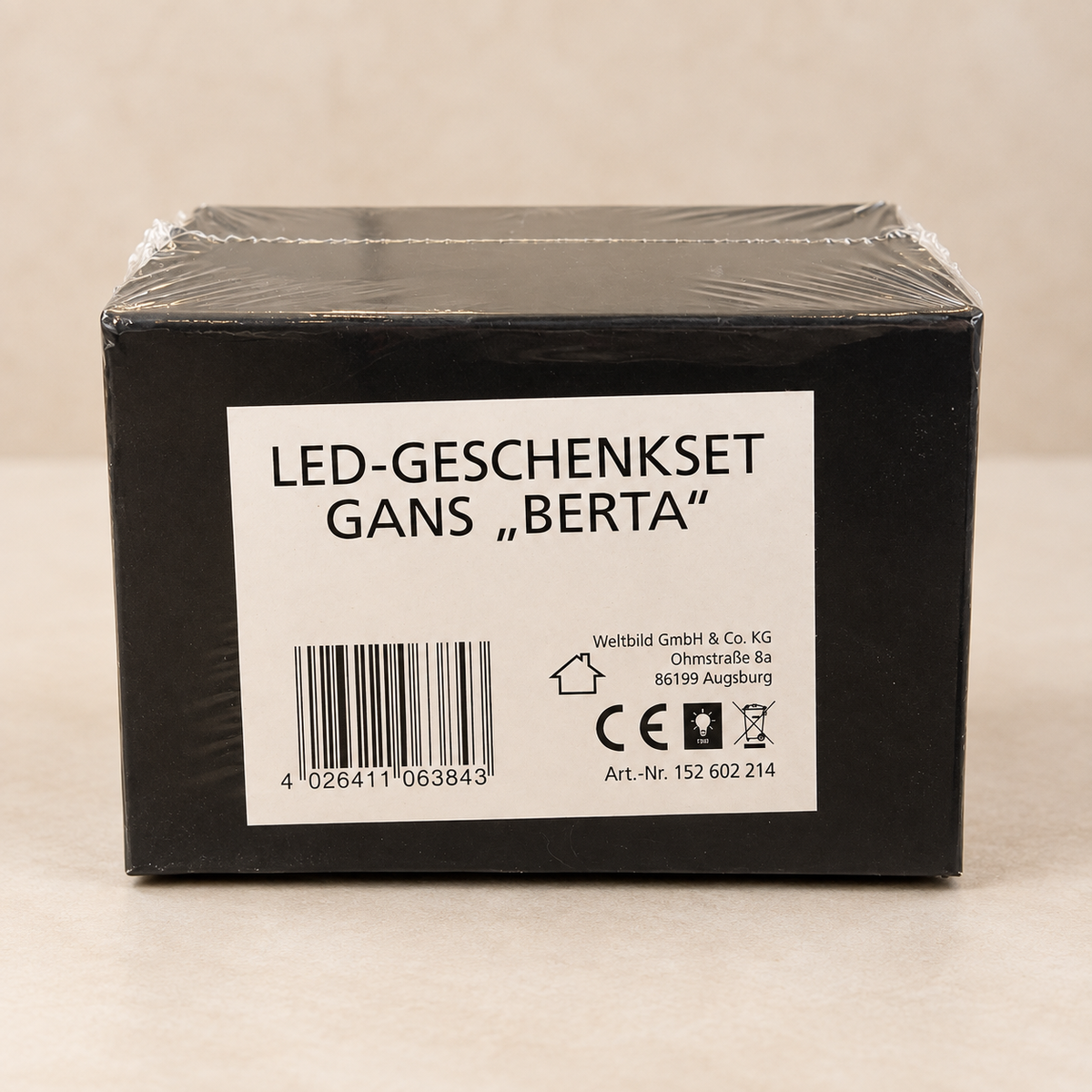LED-Geschenkset „Gans Berta“  „Du bist was Gans Besonderes!“