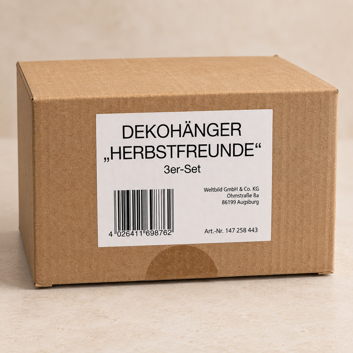 Dekohänger „Herbstfreunde“  3er-Set mit Waldtieren Herbstdeko