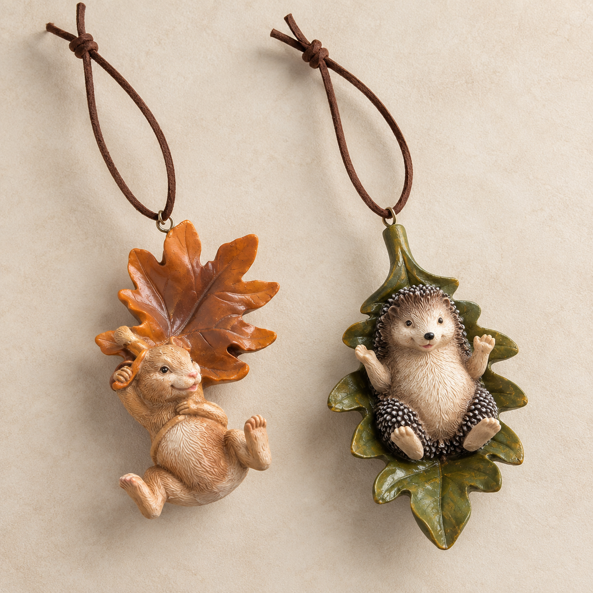 Dekohänger „Herbstfreunde“  3er-Set mit Waldtieren Herbstdeko
