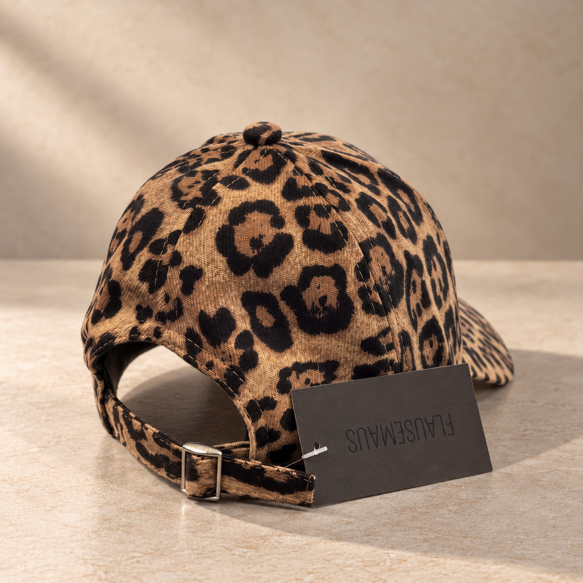 Leo Cap Beige/Braun Leopard Mütze / Cap / Kappe