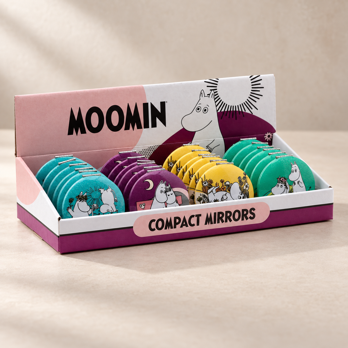 Moomin Kompaktspiegel Spiegel verschiedene Farben & Motive
