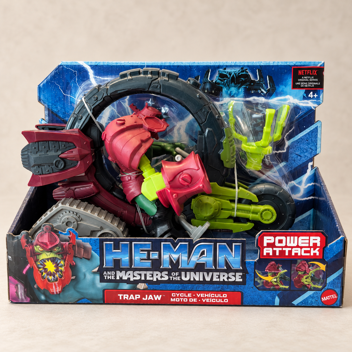 He-Man and the Masters of the Universe Trap Jaw Cycle Power Attack von Mattel