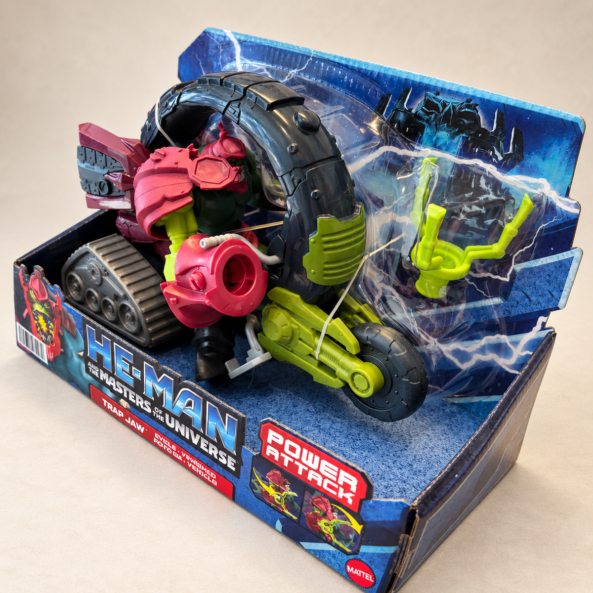 He-Man and the Masters of the Universe Trap Jaw Cycle Power Attack von Mattel