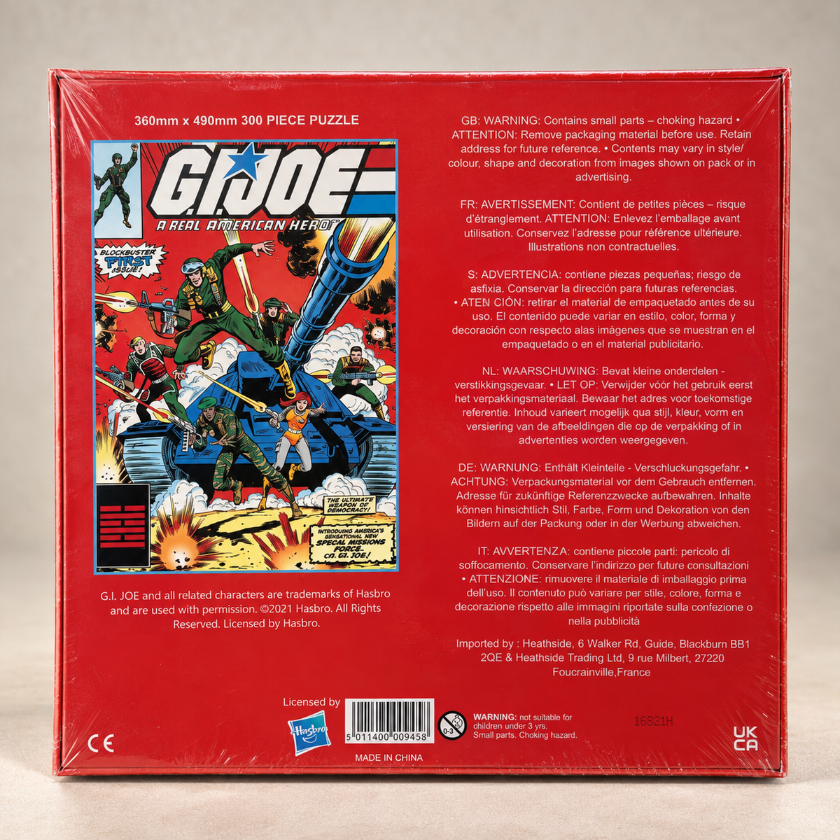 G.I. Joe – 300 Teile Puzzle – „A Real American Hero“ – 360 × 490 mm