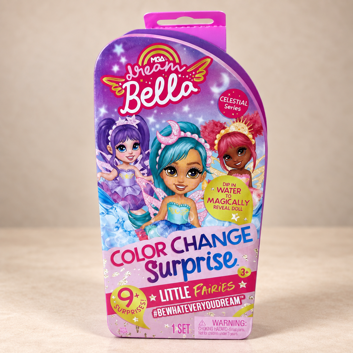 MGA Dream Bella Color Change Surprise – Little Fairies Celestial Series – Überraschungspuppe