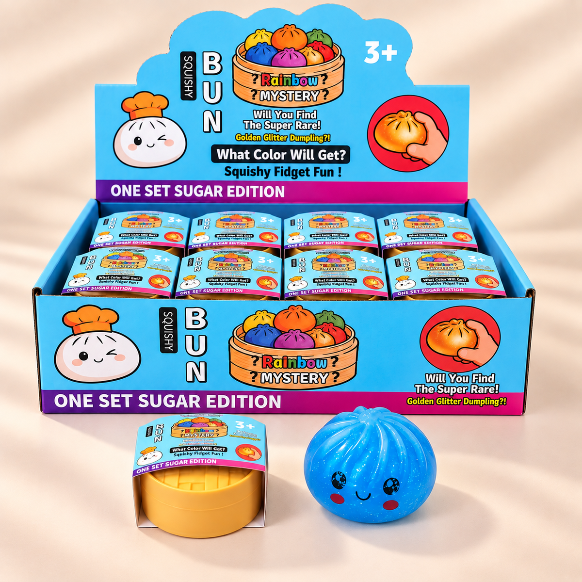 SQUISHY Mystery Bun Squishy Mini Dumpling Squeeze Spielzeug