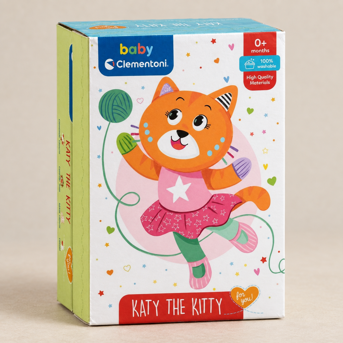 Clementoni Baby  Katy the Kitty Kuscheltier ab 0 Monaten