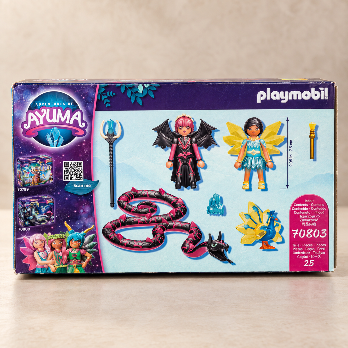 Playmobil Adventures of Ayuma 70803 – Avelina &amp; Noxana – 25 Teile