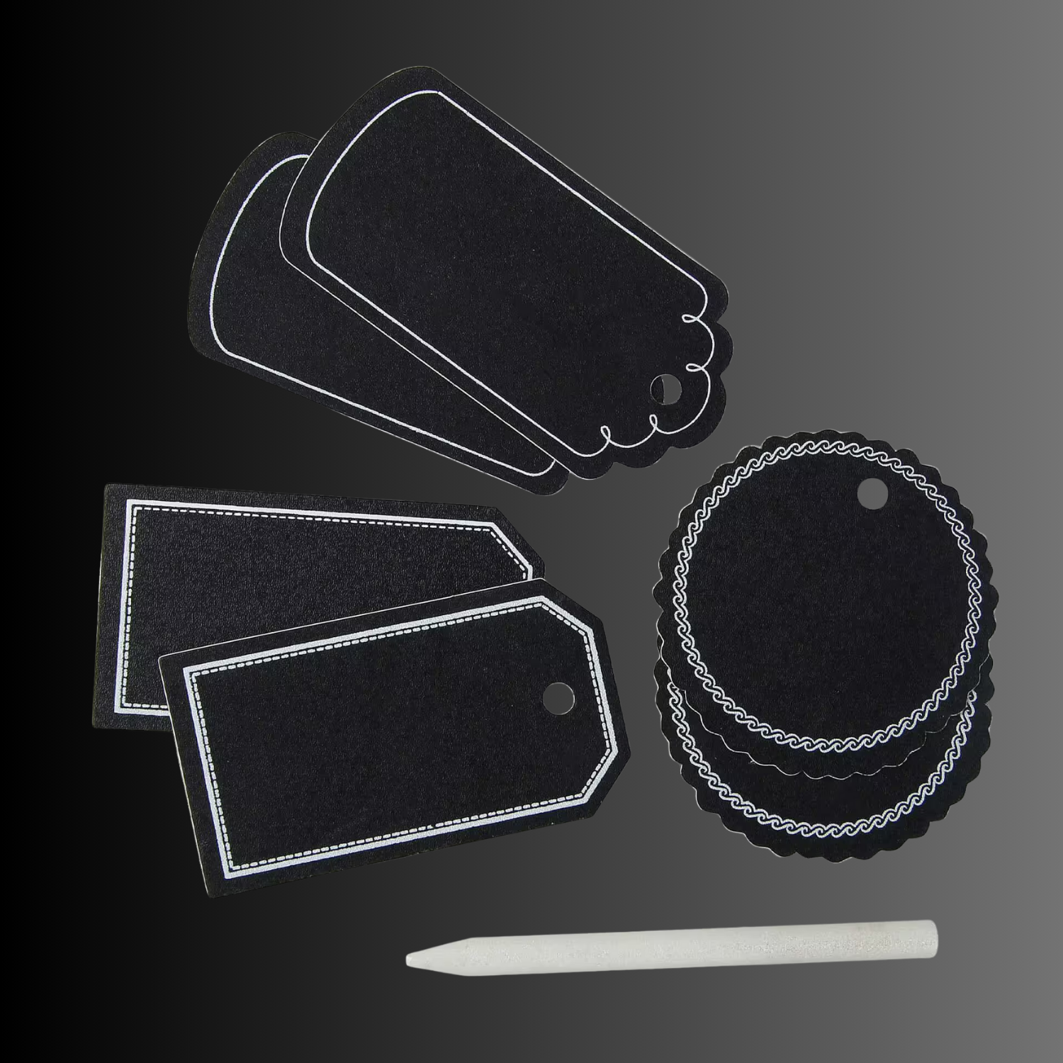 Zenker Tafelfolienanhänger mit Speckstift, 7-teilig