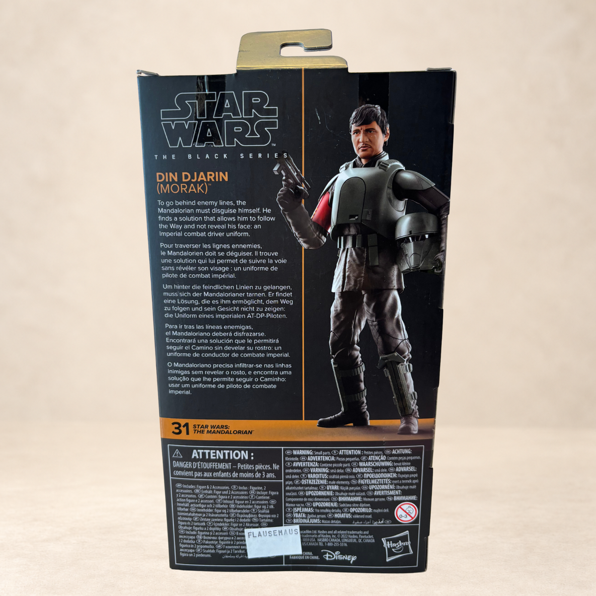 Star Wars The Black Series  Din Djarin (Morak) Hasbro