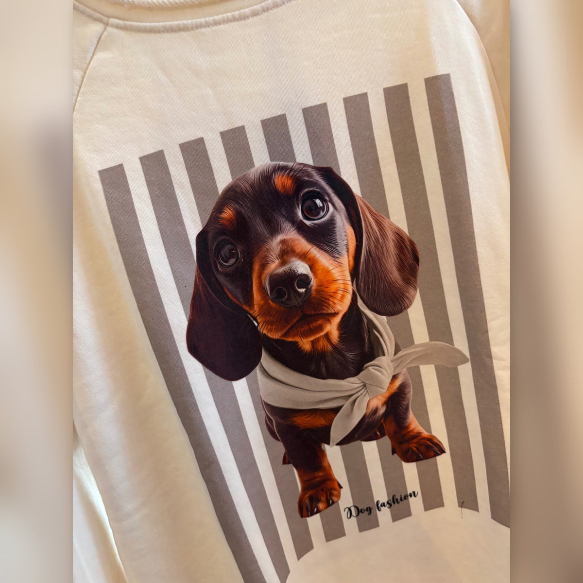 Oversize Shirt Oberteil Dackel „Dog Fashion“  One Size